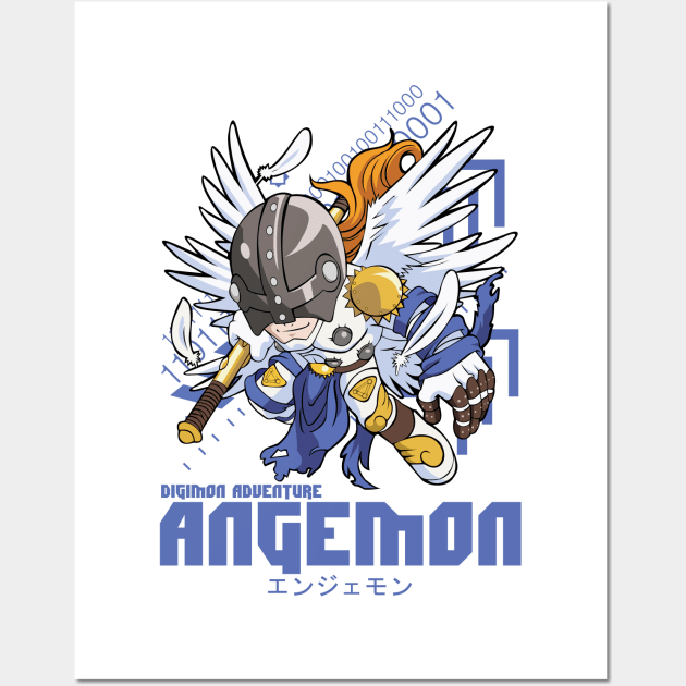 digimon adventure angemon Wall Art by DeeMON